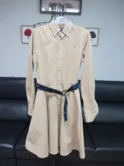 ポロラルフローレン レディース 女の子 シャツ ワンピース