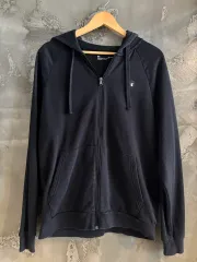 アンダーアーマー ブラック 弱起毛 フードジップアップ