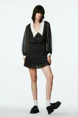 ザラ ドット バイカラーKARA（カラ） ONE PIECE