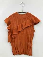 SLY スライ Tシャツ/カットソー FREE オレンジ