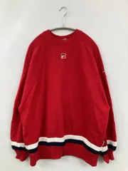 FILA フィラ スウェット F レッド