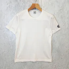 SINA COVA シナコバ 半袖 Ｔシャツ 無地 シンプル ワッペン ロゴ ホワイト Lサイズ □〇☆のサムネイル