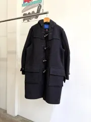 英国製 Hartingdon House ダッフルコート　グレー 英国製ロングダッフルコート A38 Mid Grey グレー×チェック【LONDON
