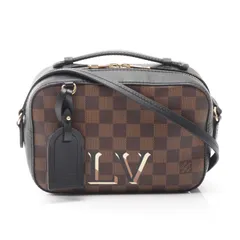 ルイ・ヴィトン LOUIS VUITTON ショルダーバッグ サンタモニカ N40189 ノワール PVCコーティングキャンバス レザー サンタモニカ レディース Used A