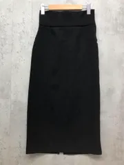 美品 CLASSICAL ELF クラシカルエルフ ce0940049 バックスリット ハイウエストナロー スカート sizeM/黒 ■■ レディース