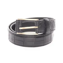 ジョルジオアルマーニ GIORGIO ARMANI ベルト Y2S043 ブラック レザー クロコベルト メンズ Used Aのサムネイル