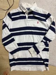 ポロ ラルフローレン ストライプ ラグビーシャツ 長袖 XL