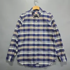 ブルックス・ブラザーズ CHECK ボタンダウン Supima COTTON シャツ S
