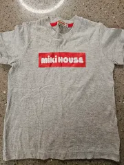 ミッキーハウス グレー 半袖 Tシャツ 110 状態良し