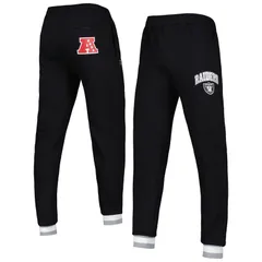 スターター メンズ ボトムス カジュアルパンツ フリース Menstarter Black Las Vegas Raiders Blitz Fleece Jogger Pants Lvr Blackのサムネイル