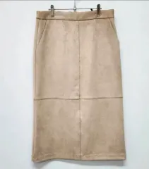 タグ付き新品 セレブショップ フェイクスウェードスカート 71(28)サイズ