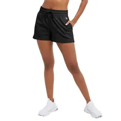 チャンピオン レディース ボトムス ハーフパンツ・ショーツ ショートパンツ Womens Champion Midweight Shorts Black ブラック