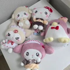 サンリオ ゆるかわ ストロベリーショートケーキ クロミ マイメロディ ハローキティ ピアノ サン(SAN) ぬいぐるみ キーホルダー