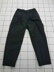 ◇ Θ ユニクロ UNIQLO × セオリー Theory タックテーパードパンツ ブラック系 メンズ M E  【1603160002434】