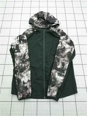 ◇ ⊇ プーマ PUMA 588524 タイダイ柄 フーデッドジャケット XL ブラック系 メンズ E  【1603160002380】