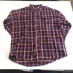 OshKosh B'Gosh オシュコシュ ビゴッシュ シャツ USA アメリカ製 RED レッド フランネルシャツ チェック柄 長袖 古着のサムネイル
