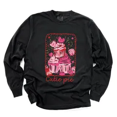 Simply Sage Market レディース トップス Tシャツ グラフィック Simply Sage Market Cutie Pie Cupcakes Frame Womens Garmentのサムネイル