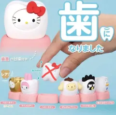 未開封新品) サンリオ チア歯ガチャ 金歯キティセット レア物