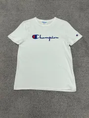 (M) Champion チャンピオン 刺繍 ロゴ 半袖 Tシャツ