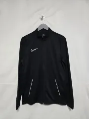 NIKE ブラック ドライフィット 機能性 ジップアップ トラック ジャケット メンズ 100 0304