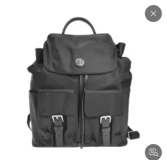 トリーバーチ バージニア フラップ バックパック ブラック