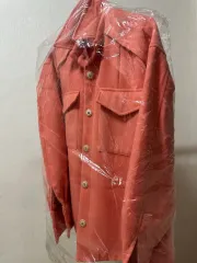 (新品) 厚みのあるコーラル カラー シャツ ジャケット