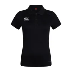 カンタベリー レディース トップス Tシャツ ポロシャツ Canterbury WomensLadies Club Dry Polo Shirt Black ブラックのサムネイル
