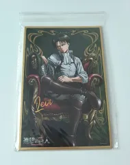 進撃の巨人 進撃の巨人のリヴァイ ビジュアル色紙 未開封