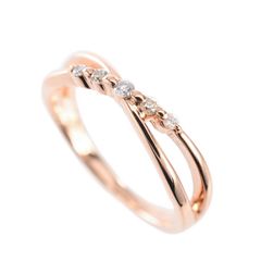 4℃♡ヨンドシー K10PG 天然ダイヤモンド ピンキーリング - メルカリ
