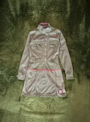 85 00s アディダス オリジナルス パッチワーク ミリタリー ジャージ ONE PIECE