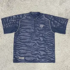 アンダーアーマー 半袖 ハーフジップ Tシャツ 100