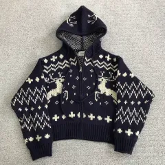 ニット ジップアップ