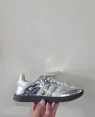 245 アディダスXWALES BONNER(ウェールズボナー) サンバ メタリックシルバー 廃盤実物