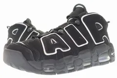 ナイキ NIKE AIR MORE UPTEMPO BLACK 27.5cm 414962-002 エアモアアップテンポ ブラック 【ブランド古着ベクトル】【中古】 ▲■230323