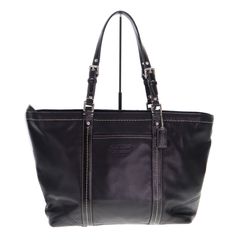 [중고] COACH 코치 F13100 토트 백 여성 남성 가방 블랙 브랜드