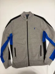 L ポロラルフローレン グレー ジップアップ