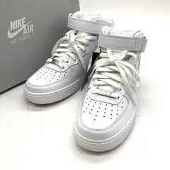 Nike ナイキ スニーカー Air Force 1 Mid 07 White CW2289-111 箱付 タグ付 エアフォース1 ミッド 07 26cm ホワイト 靴 B16252◆