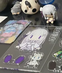 リゼロ エミリア 3Dアクリルスタンド + エミリア フィギュア ちょこのっこ