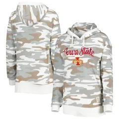 プレスボックス レディース アウター パーカー・スウェット Womens Pressbox Camo Iowa State Cyclonesan Pablo Pullover Hoodie Isu Green グリーン