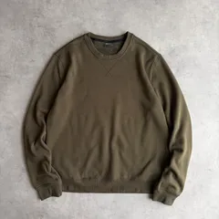 Eddie Bauer/エディーバウアー/無地スウェット/裏起毛/裏フリース/ロゴタブ/前Vガゼット/ソリッド/プレーン/ブランク/ノームコア/カーキグリーン/jmaple