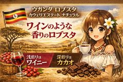 コーヒー生豆】 ウガンダ/ロブスタ/カウェリエステート/1.2kg送料無料