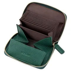 【新品】 [MORIZUMI] 財布 レディース 二つ折り RFIDスキミング防止 お札を折れない ミニ財布 小さい財布 ジャバラ式 カード大容量 コンパクト 小銭入れ付き 使いやすい プレゼント 0