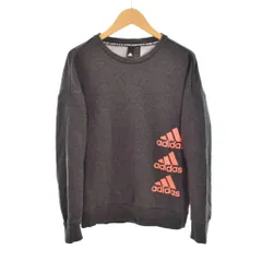 アディダス adidas スウェット トレーナー プルオーバー 150 グレー ■ECD002
