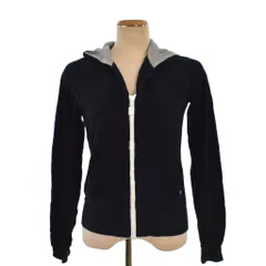 トミーガール tommy girl ジップアップ パーカー フーディー S 紺 ネイビー ■ECD002