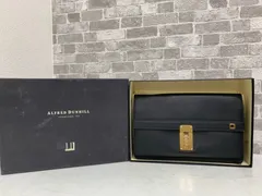 Dunhill ダンヒル セカンドバッグ クラッチバッグ メンズ レザー ダイヤル式 ブラック