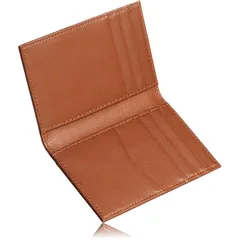 【新品】 [LEAGOO] クレジット カードケース 姫路レザー 【日本製の匠の技術】 薄型 本革 カード入れ メンズ レディース 二つ折り コンパクト スリム (キャメル) 0