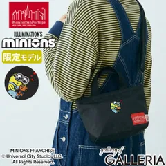 【日本正規品】 マンハッタンポーテージ トートバッグ メンズ レディース ファスナー付き Manhattan Portage ミニオンズ コラボ 限定モデル 小さめ ショルダー 2WAY 限定 キャラクター MINIONS MP1381MNOS Blackのサムネイル