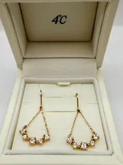 4℃ K10 ピアス ヨンドシー 美品