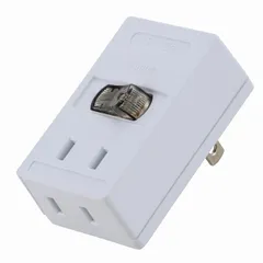 【新品】オーム電機 電源タップ スイッチ付 2個口｜HS-TMP2A2-W 00-1416のサムネイル