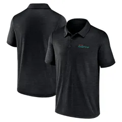 アンブランデッド メンズ トップス Tシャツ ポロシャツ ロゴ Unbranded Mens Logo Athletic Black Miami Dolphins Unstoppable Polo Dol Black ブラック